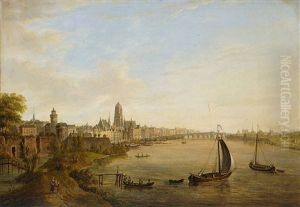 Blick Auf Frankfurt Am Main by Joseph (Charles) Cogels