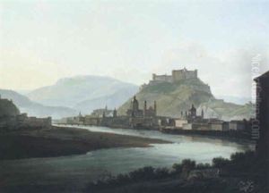 Blick Auf Salzburg by Joseph (Charles) Cogels