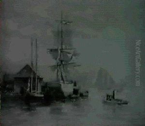 Harbor Scene Harbor Scene