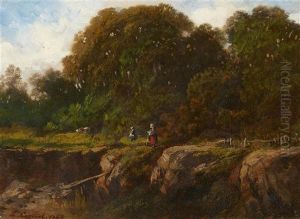 Early Autumn Landscape by Leon Cogniet