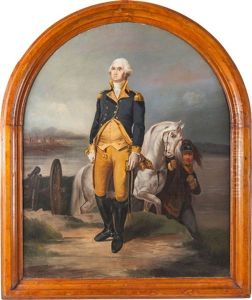George Washington: Leon Cogniet Historical Painting by Leon Cogniet