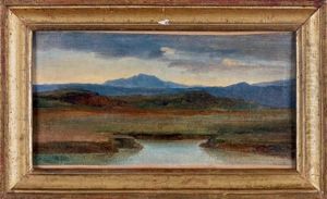 Vue Prise Pres D'aqua Acetosa, Avec Le Tibre Et Le Mont Soracte Vue Prise Pres D'aqua Acetosa, Avec Le Tibre Et Le Mont Soracte