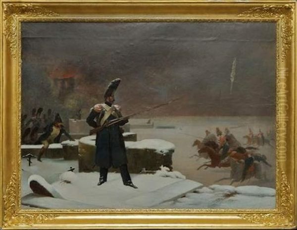 Scene Militaire, La Campagne De Moscou - view 1