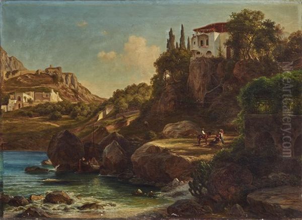 Landscape Near Olevano - view 1