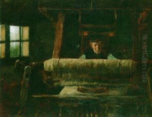 The Weaver by Mozes Cohen