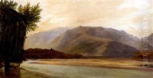 Paysage Des Alpes by Jules Louis Phillipe Coignet