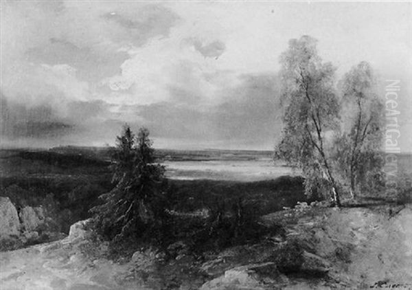 Paysage, Foret De Fontainebleau - view 1