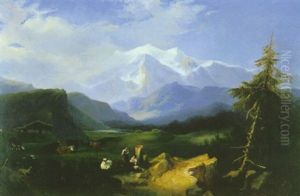 Le Mont-blanc Vu Des Environs De Sallanches