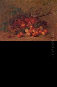 Nature Morte Aux Cerises (+ Nature Morte Aux Peches, Pair) by Marie Coignet
