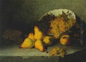 Coupe De Fruits Sur L'entablement by Marie Coignet