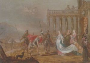 Dido And Aeneas by Michel Coignet