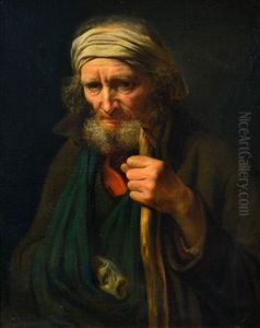 Portrait D'homme Au Turban by David Col