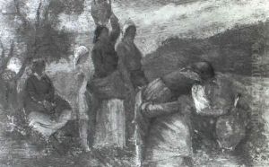 Donne Alla Fonte by Domenico Colao