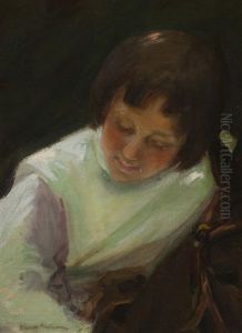 Ruth, Portrait Of A Young Girl by Elanor Ruth Gump Colburn