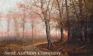 Dark Forest Landscape by George Ernest Colby
