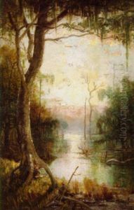 Louisiana Swamp Scene by George Ernest Colby