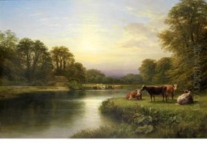 Cattle On A Riverbank