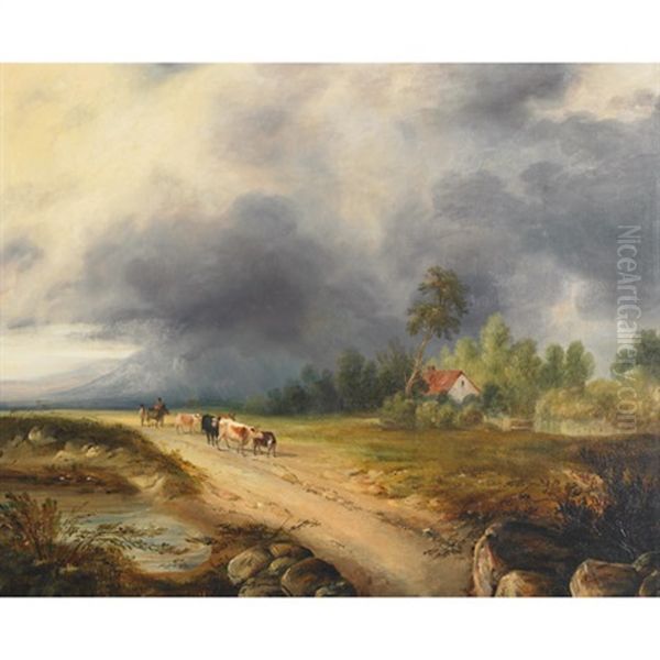 Approaching Storm - Atherley, Wilts - view 1