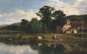 Netley Farm Cottage, Surrey by George Cole