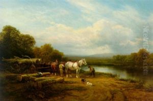 Hauling Timber by George Cole