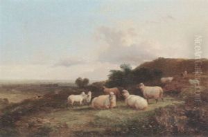 Sheep In A Landscape Sheep In A Landscape