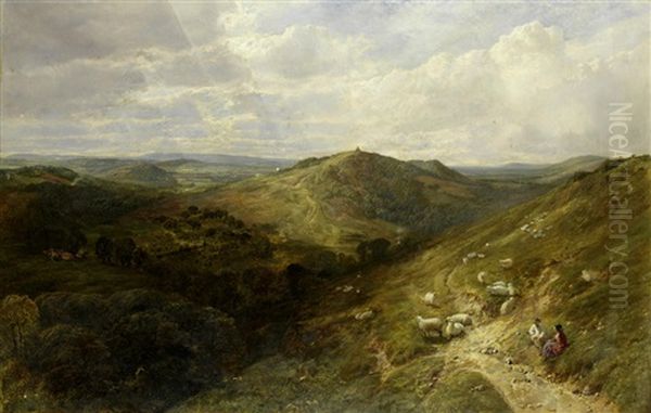 Landscape, Possibly The Hog's Back, Guildford - view 1