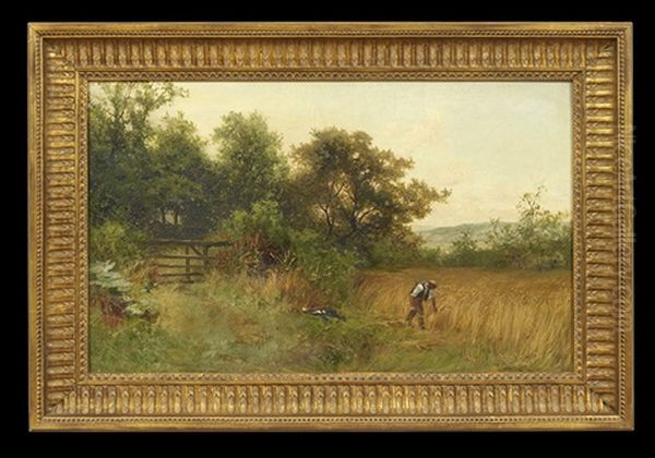 Harvester In A Meadow - view 1