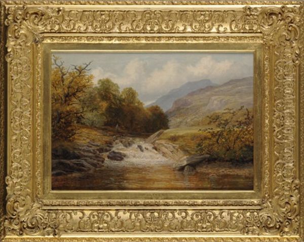 A Mountain Stream, Near Doowdelln [sic], North Wales - view 1