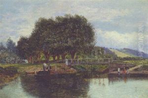 The Old Bridge by George Vicat Cole