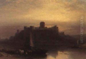 Pembroke Castle, Evening by George Vicat Cole