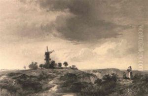 The Windmill On The Heath by George Vicat Cole