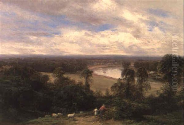 The Thames From Richmond Hill - view 1