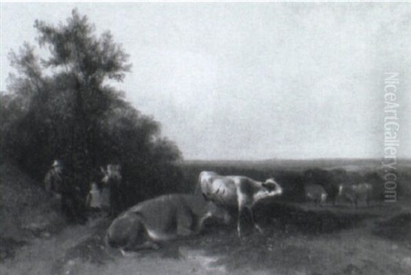 Travellers In A Rural Landscape - view 1