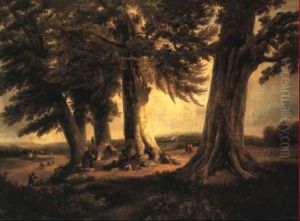 Gypsy Camp by George Vicat Cole