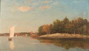 Spot Pond, Stoneham, Ma by Joseph Foxcroft Cole