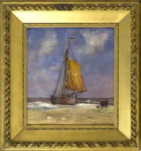 Dutch Fishing Boat by Joseph Foxcroft Cole