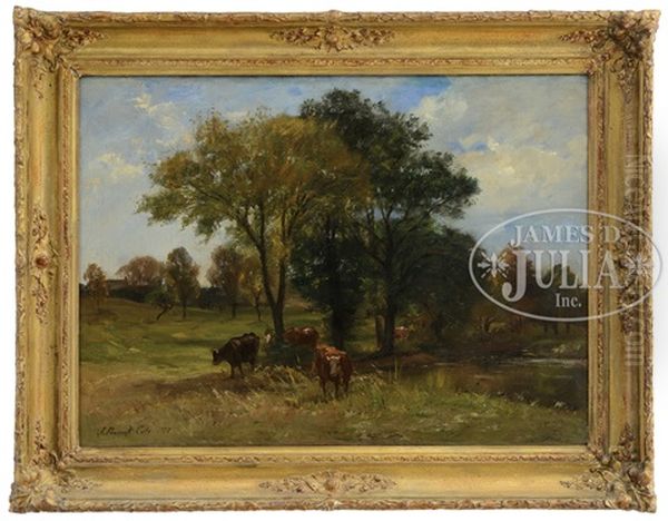 Pastoral Landscape With Cows - view 1