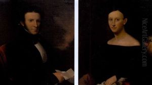 Portrait Of Colonel Samuel Edmiston Watson (+ Portrait Of Mrs. Samuel Edmiston Watson; Pair)