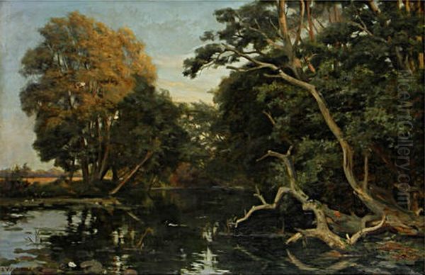 A Tranquil River Landscape - view 1