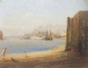 Harbour Scene by Reginald Rex Vicat Cole