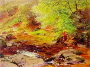 A Yorkshire Landscape by Reginald Rex Vicat Cole