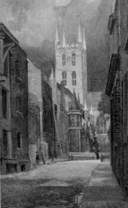 Southwark Cathedral by Reginald Rex Vicat Cole