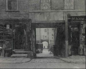 Tottenham Street, Off Tottenham Court Road by Reginald Rex Vicat Cole