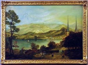 Hudson River School Landscape by Thomas Cole