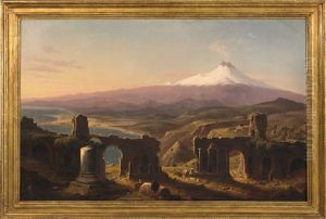 Mount Etna From Taormina, Sicily by Thomas Cole