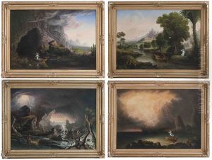 The Voyages Of Life by Thomas Cole