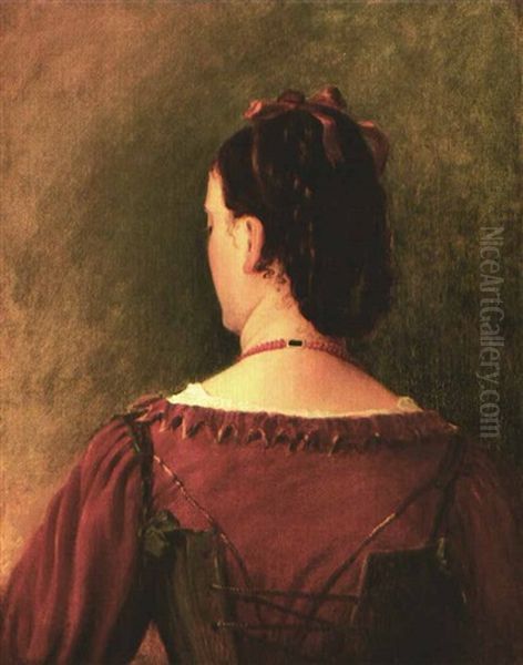 Head Of A Roman Woman, From Nature - view 1