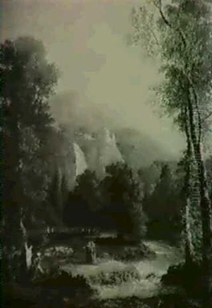 Figures In An Arcadian Landscape - view 1