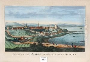 The Prospect Of Ye Town Of St. Andrews,
Circa 1780 - Arbroath The Prospect Of Ye Town Of Aberbrothick by A. Andrews