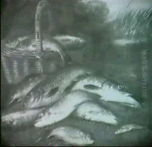Still Life Of Fish by Edward Coleman